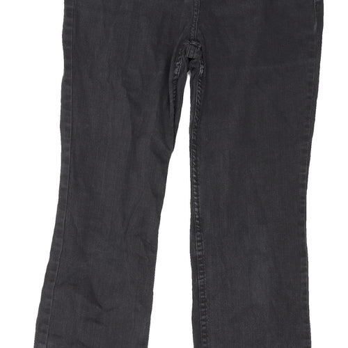 John Lewis Women Black Straight Leg Jeans Size 12