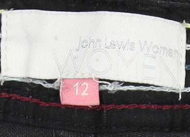 John Lewis Women Black Straight Leg Jeans Size 12