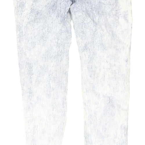 Denim Co. Women's Blue Skinny Jeans Size 12 Distressed USA