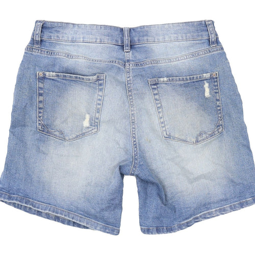 Next Women’s Blue Denim Boyfriend Shorts Size 10