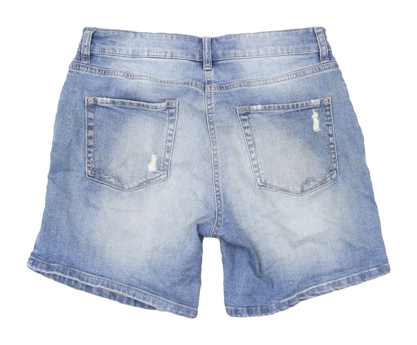 Next Women’s Blue Denim Boyfriend Shorts Size 10