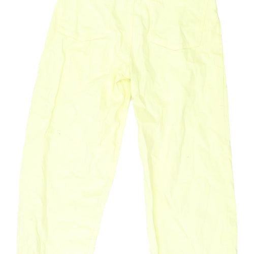 Marks and Spencer Women's Yellow Canvas Jeans Size 10