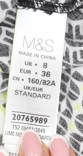 Marks and Spencer Women's Sleeveless Geometric Dress