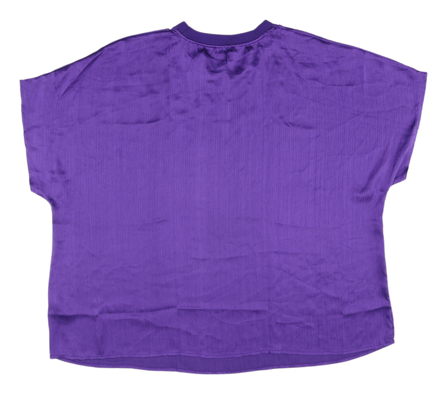 Simply Be Women's Purple Plus Size Crew Neck T-Shirt