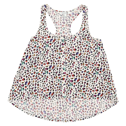 Forever 21 Multicoloured Animal Print Tank Top M