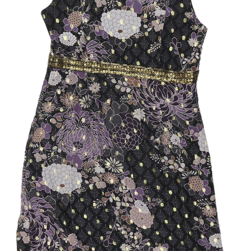 Monsoon Women’s Floral Dress Size 14, Beaded Evening Wear