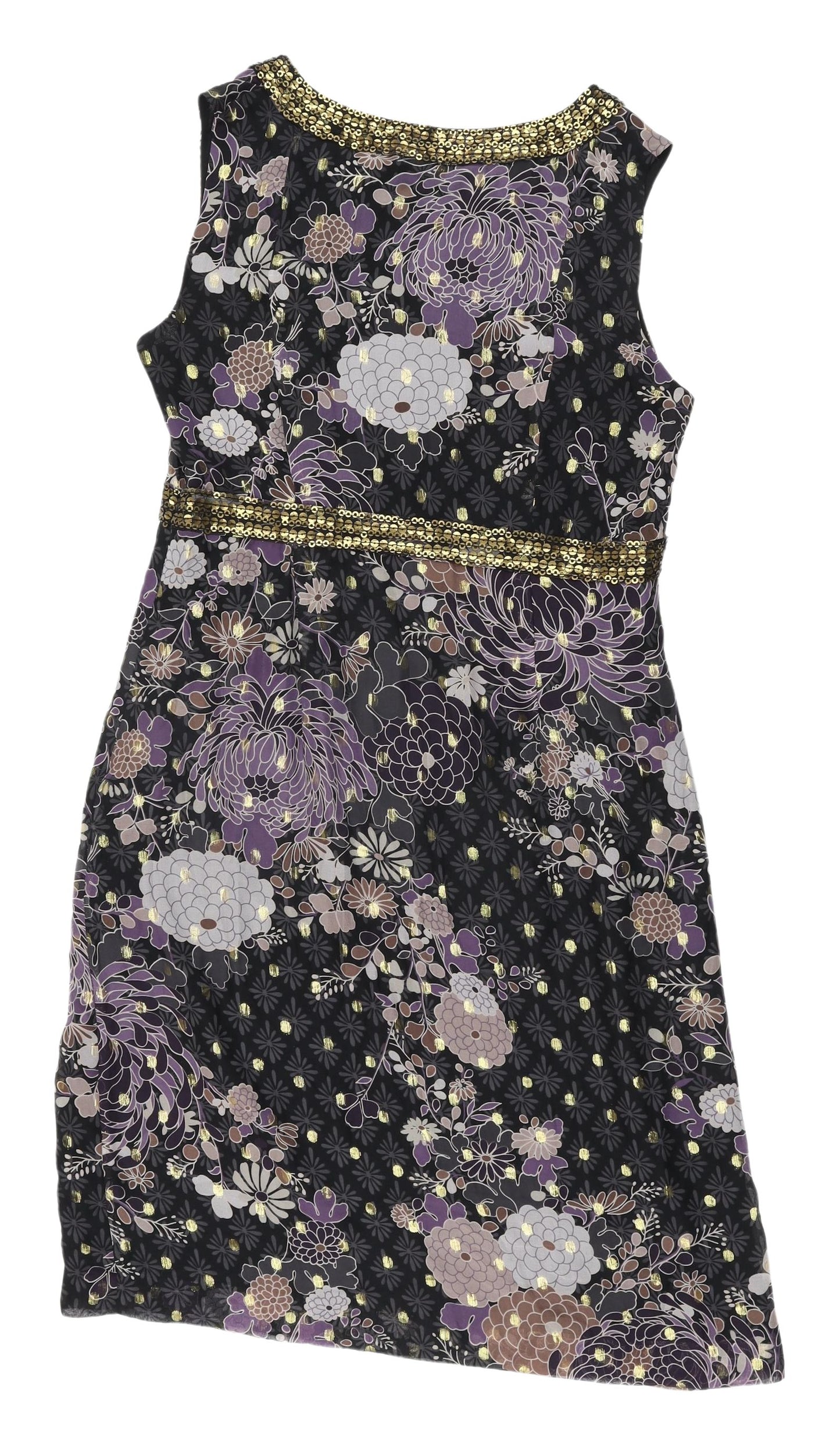 Monsoon Women’s Floral Dress Size 14, Beaded Evening Wear