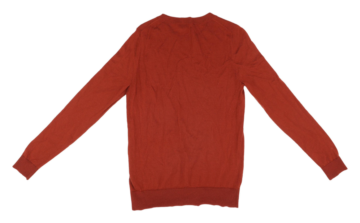 Hobbs Men's Classic Red Merino Wool Pullover, Size M