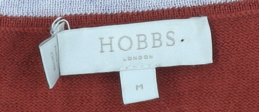 Hobbs Men's Classic Red Merino Wool Pullover, Size M