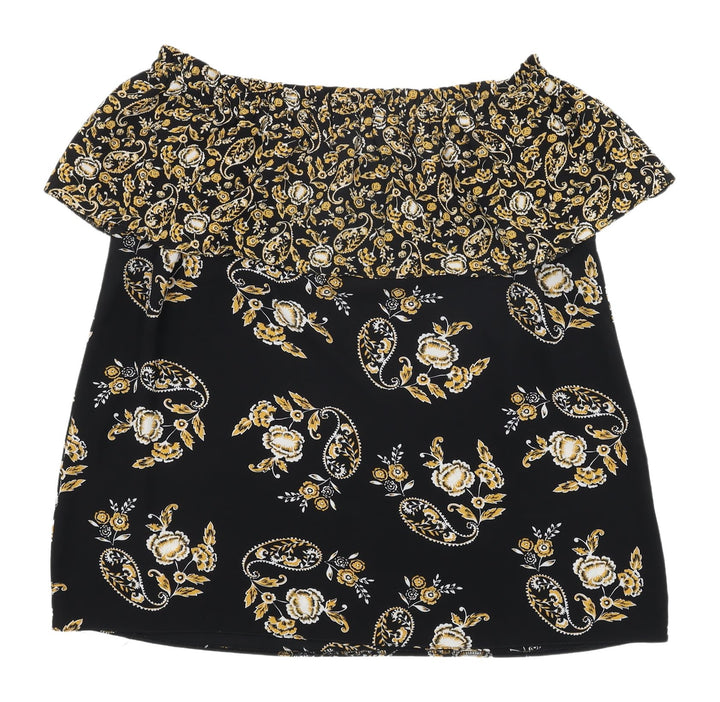 Dorothy Perkins Women's Black Off-Shoulder Blouse Size 12