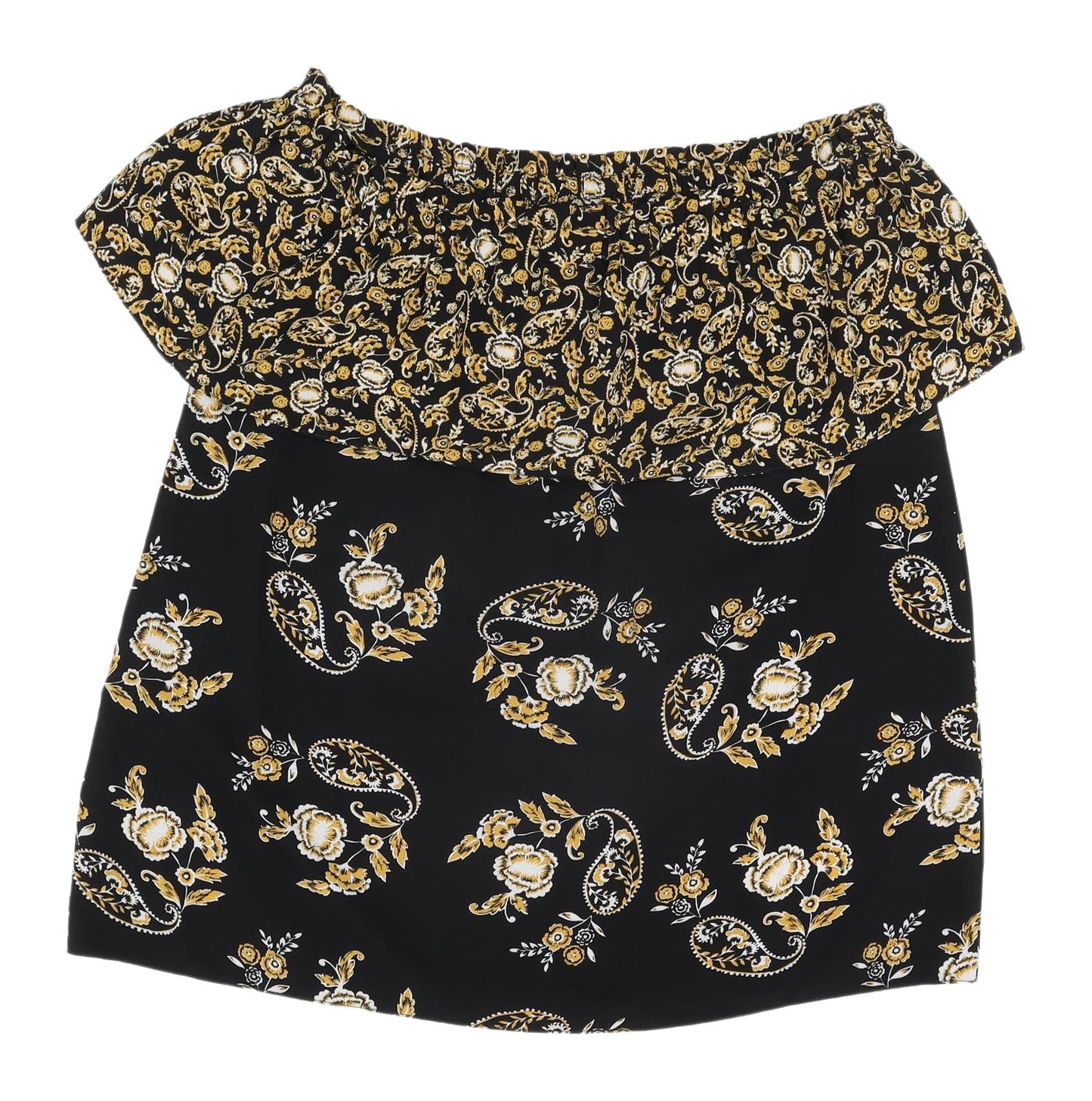 Dorothy Perkins Women's Black Off-Shoulder Blouse Size 12