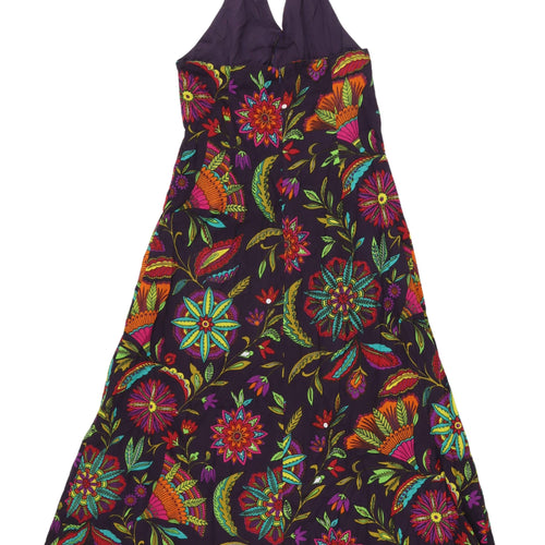 La Fiancée du Mekong Floral Halter Dress M