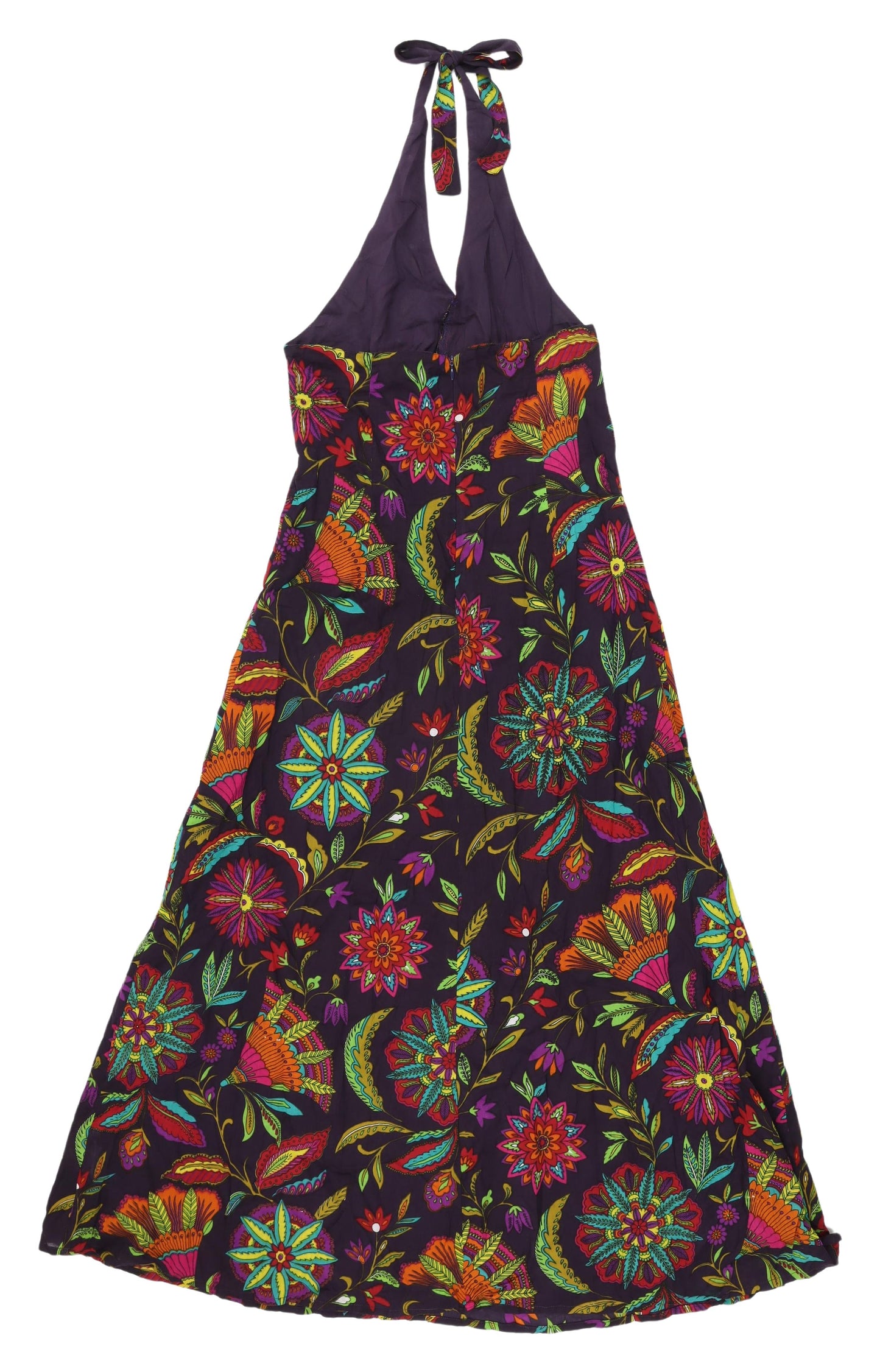 La Fiancée du Mekong Floral Halter Dress M