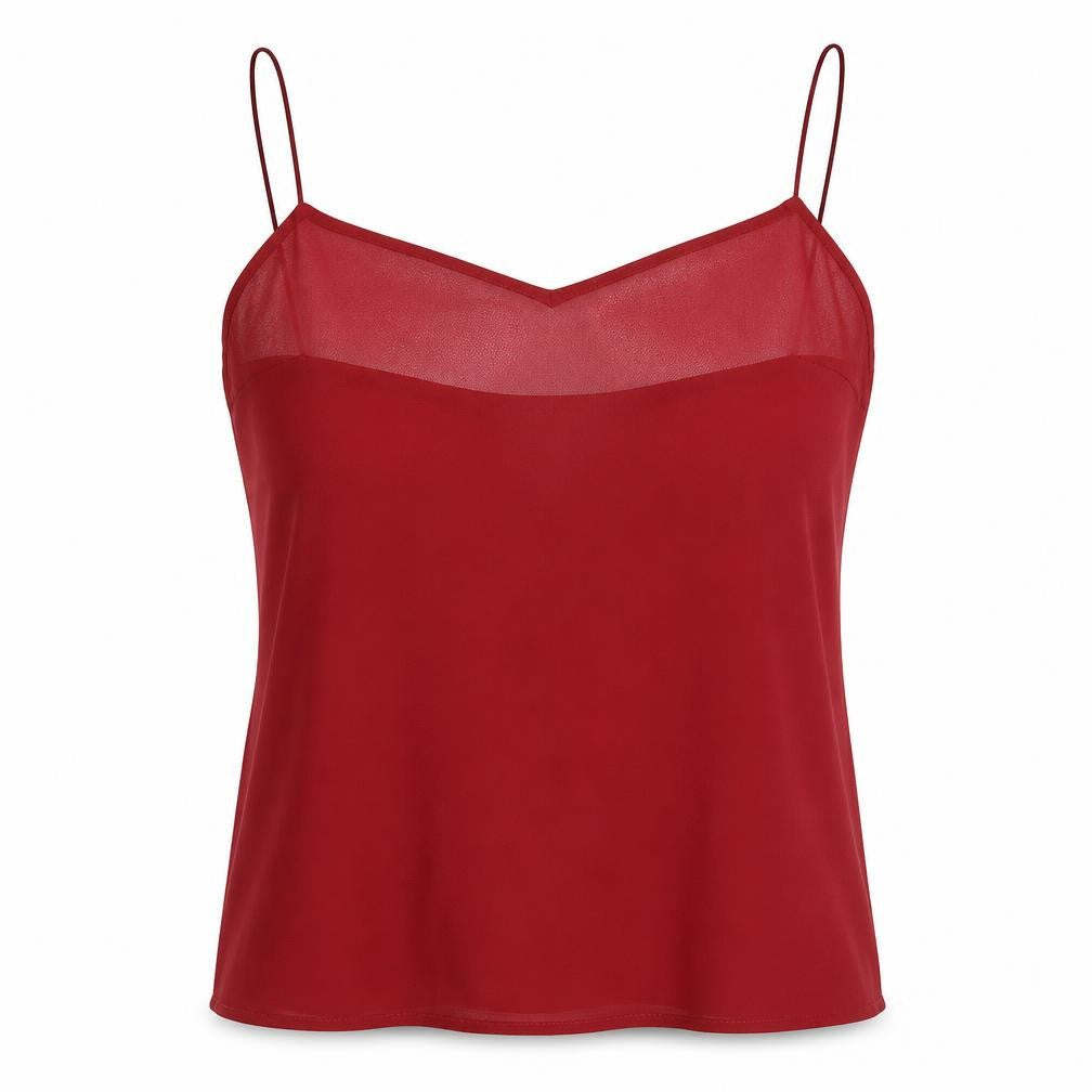 Kaliko Women's Red Camisole, Size 14, Sleeveless, Scoop Neck