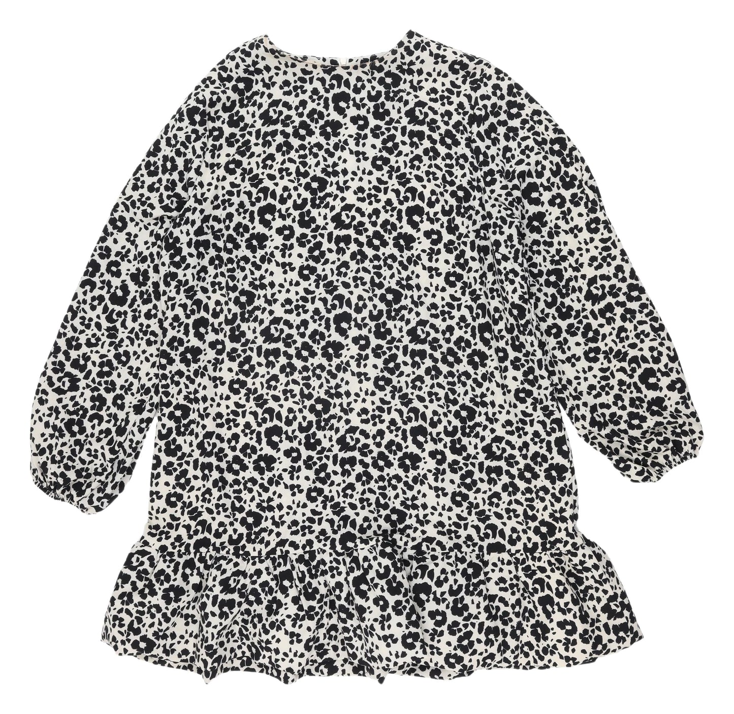 Boohoo Women's Animal Print Knee Length Shift Dress