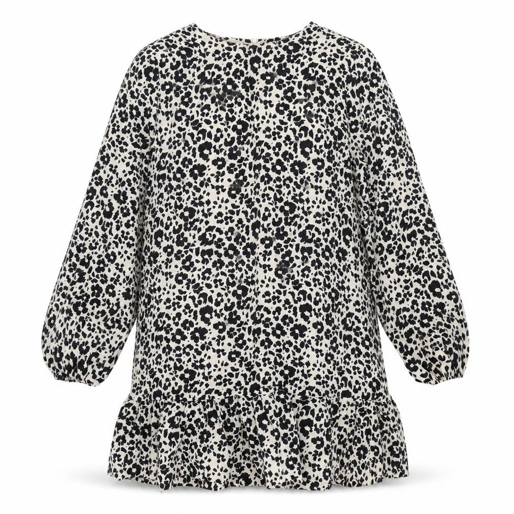 Boohoo Women's Animal Print Knee Length Shift Dress