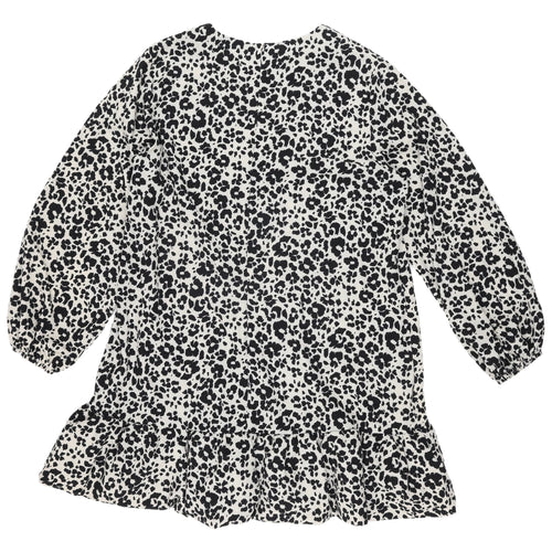 Boohoo Women's Animal Print Knee Length Shift Dress