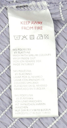 Dream Outfitters Purple Strapless Women's Top M