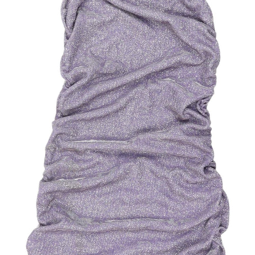 H&M Women's Purple Glitter Bodycon Mini Dress XS