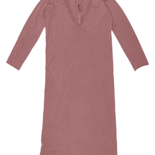 Zara Women's Pink Midi Shift Dress, Size S, Casual