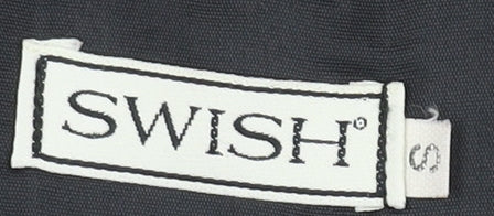 Swish Women's Red Plaid Wool Shift Dress S