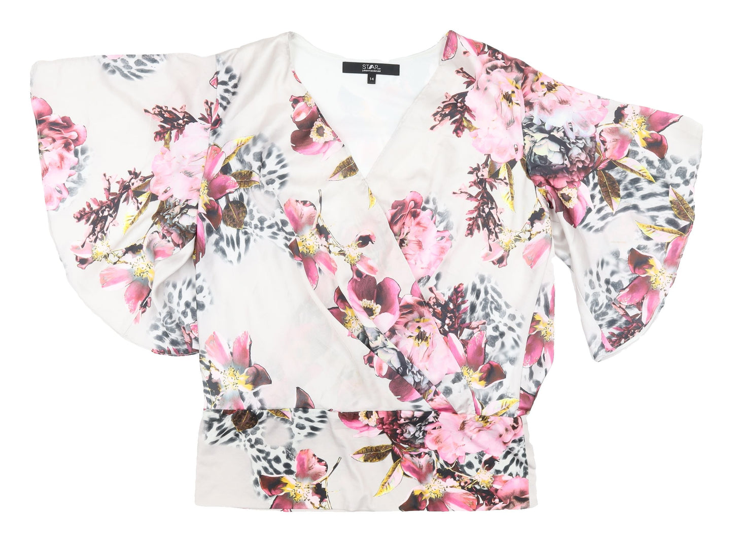 Star by Julien MacDonald Floral Blouse, Women's Size 14