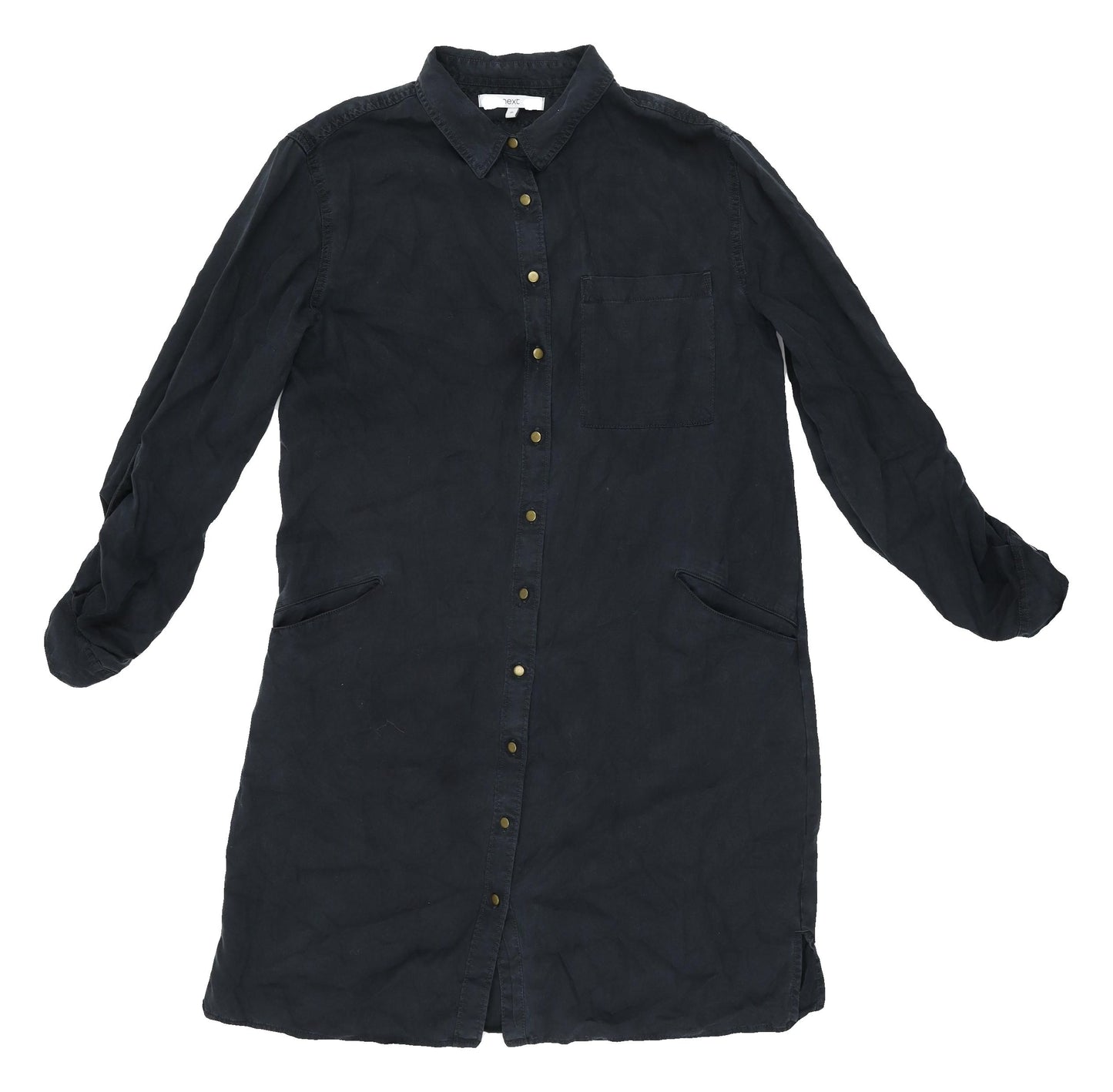 NEXT Women's Black Shirt Dress, Size 10, Casual Chic