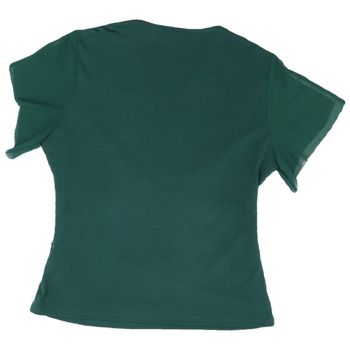 Grace Karin Women's Green Wrap Blouse, XL, Casual V-Neck