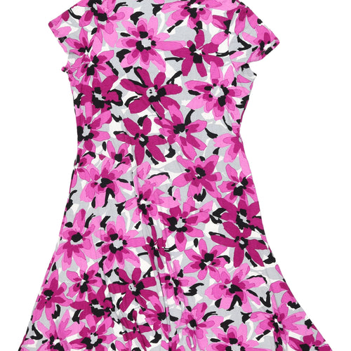 Marks and Spencer Floral A-Line Dress, Size 18, Knee Length