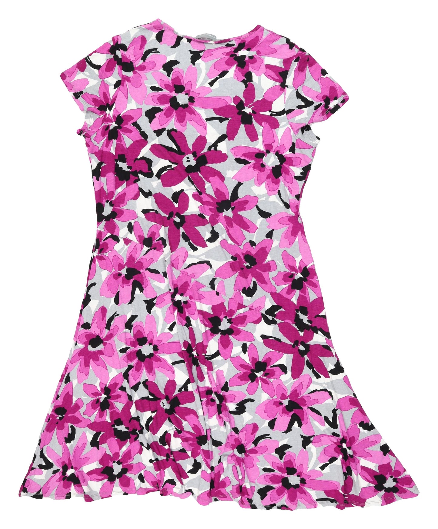 Marks and Spencer Floral A-Line Dress, Size 18, Knee Length