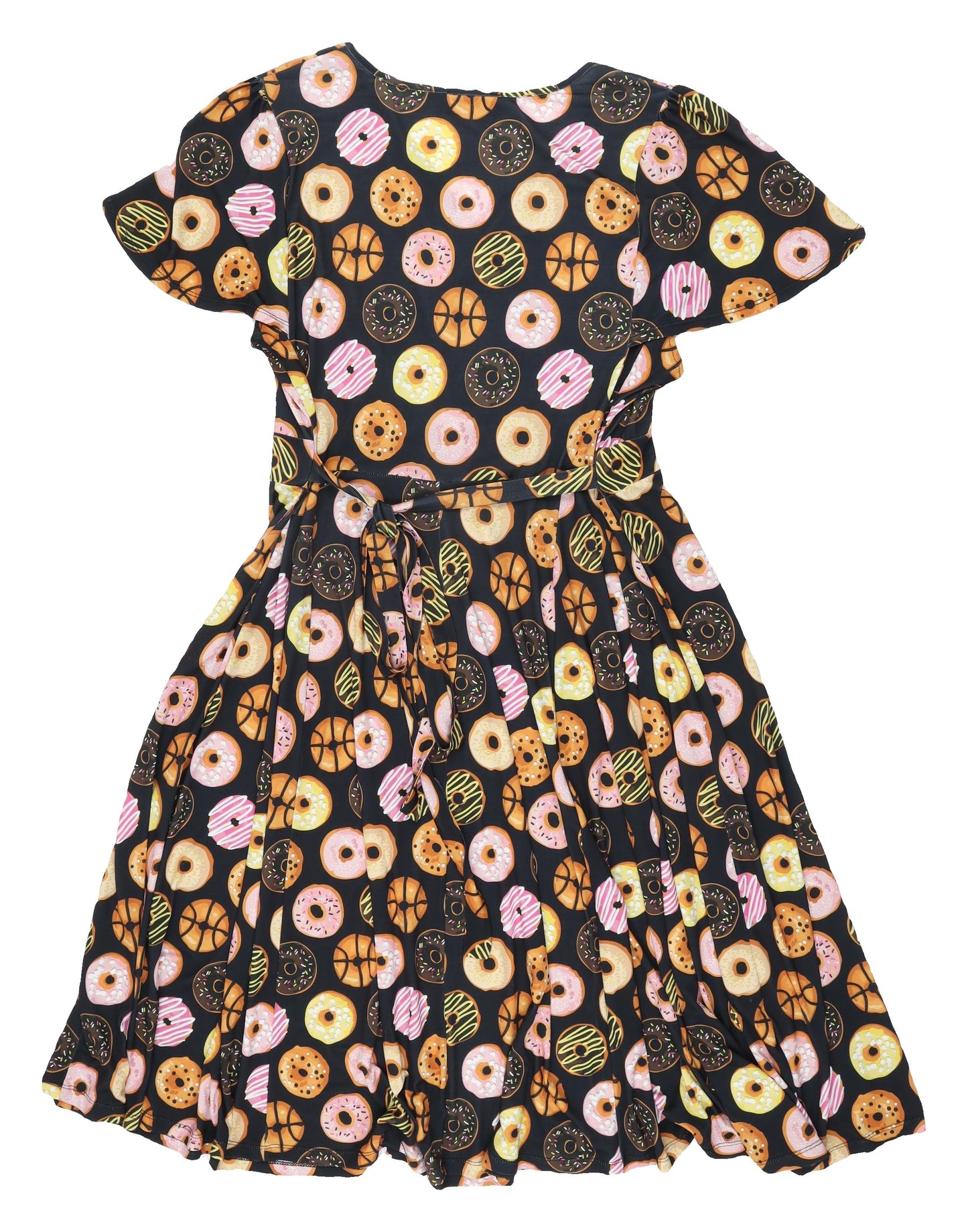 Lady V London Multicoloured Novelty Wrap Dress Size 20