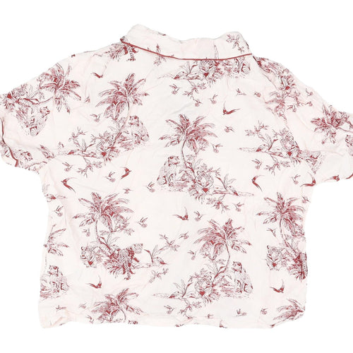 New Look Women's Multicoloured Pyjama Top UK 14