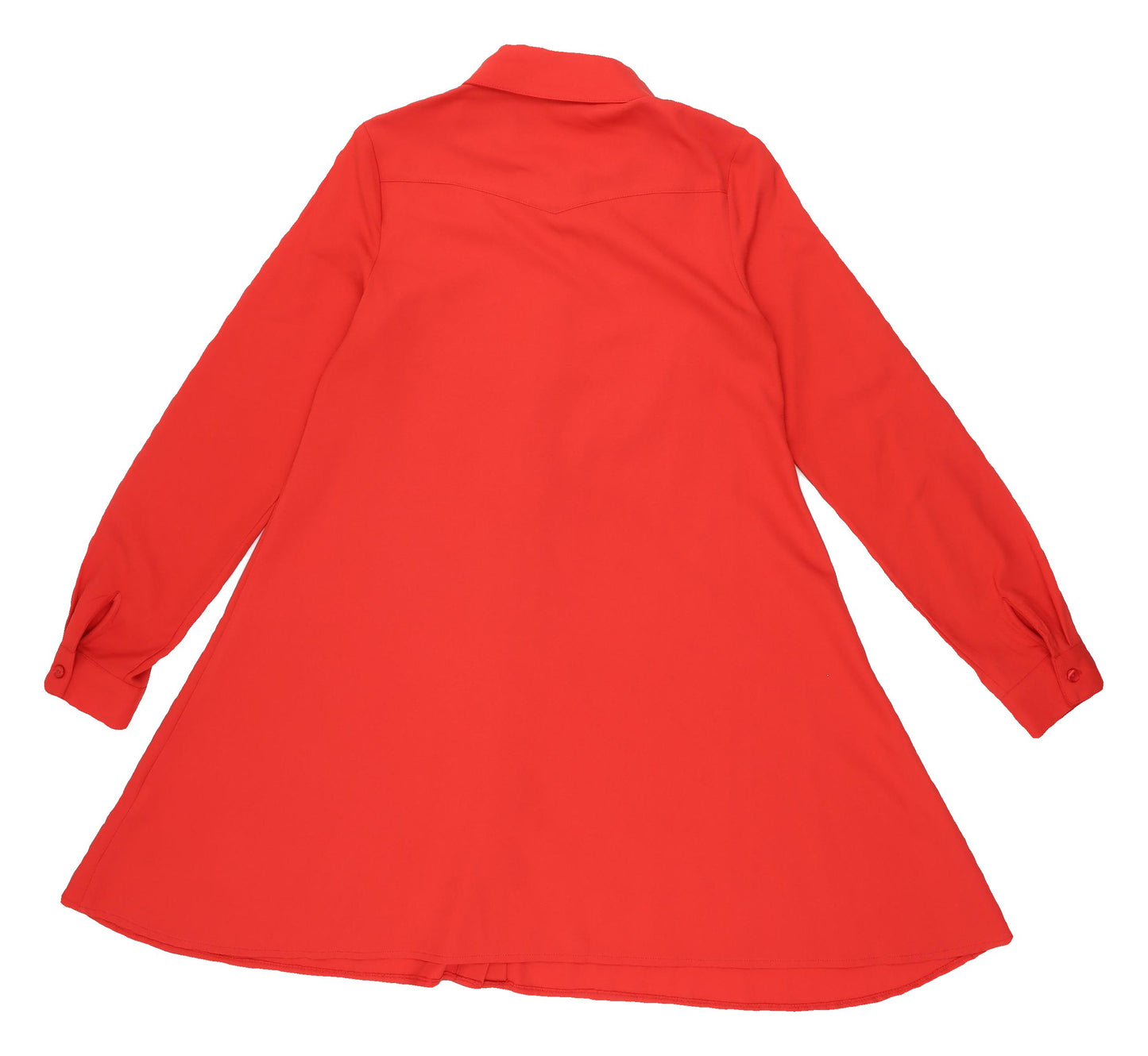 Glamorous Red Collared Women's XS Shirt Dress