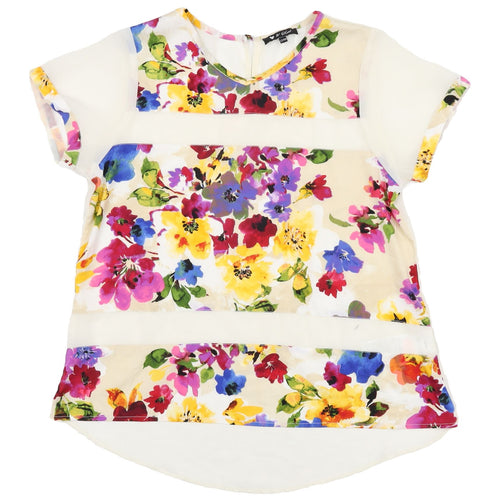 Heart & Soul Women's Multicoloured Floral Blouse, Size 12