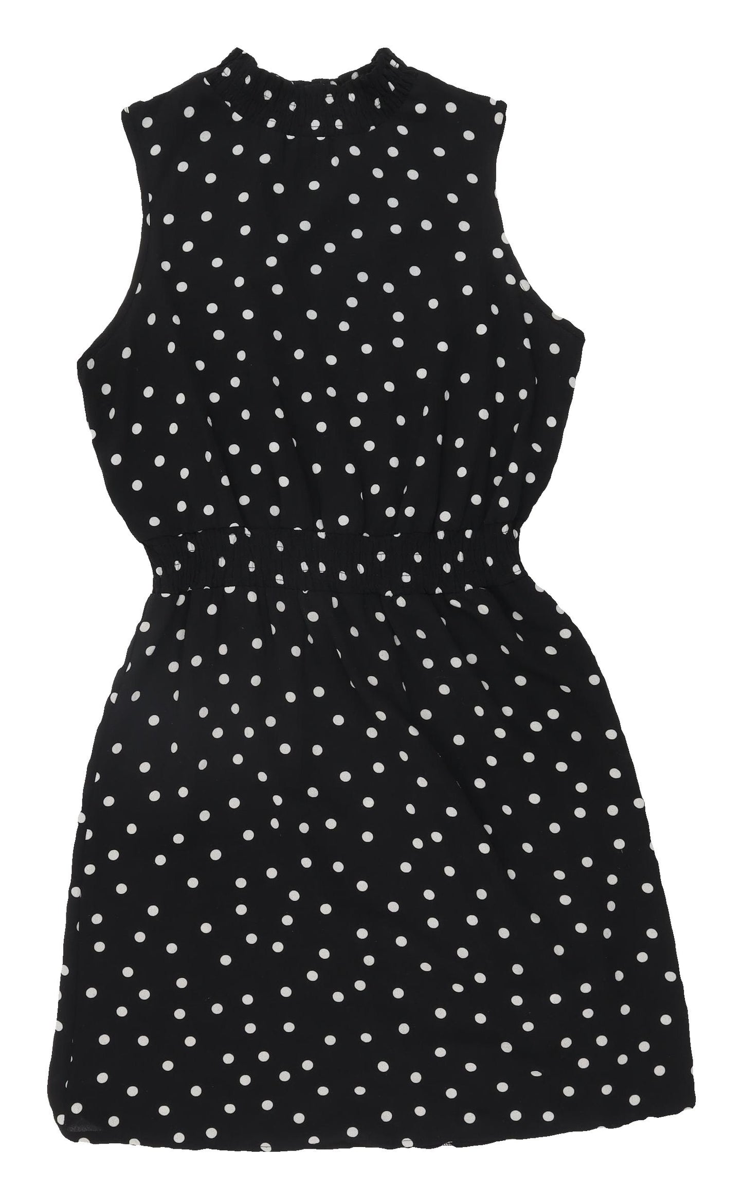 New Look Women's Black Polka Dot Dress Size 12