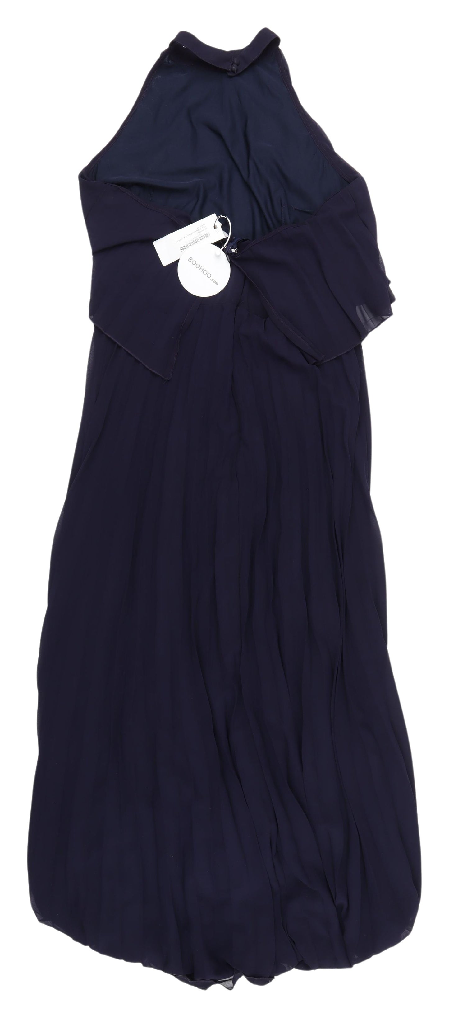 Boohoo Women's Black A-Line Long Dress Size 18