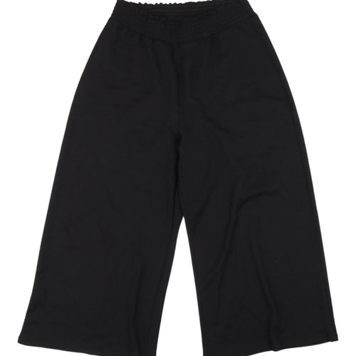 River Island Black Wide-Leg Trousers, Women's Size 12