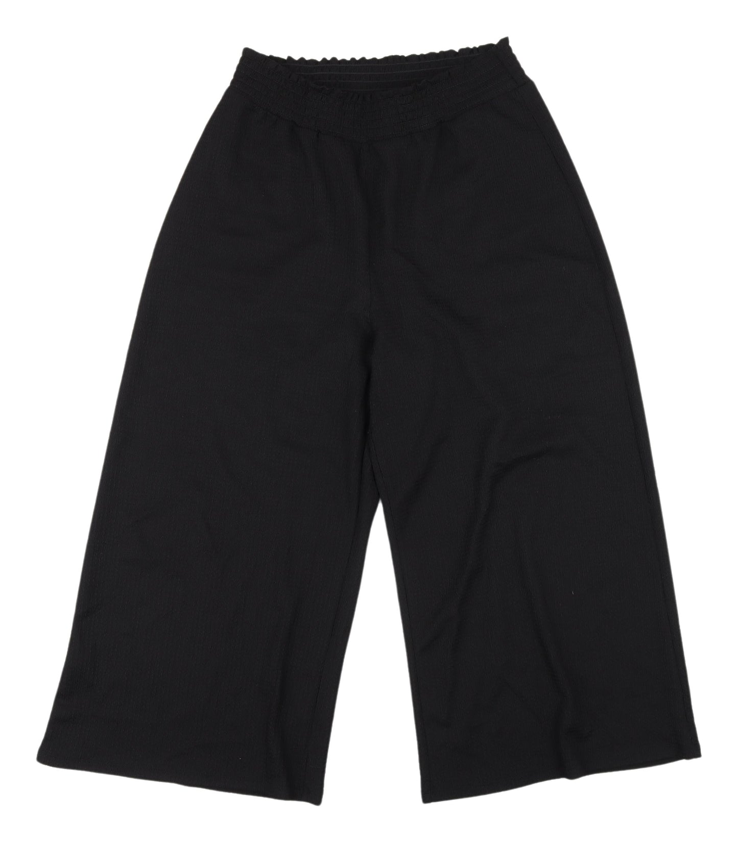 River Island Black Wide-Leg Trousers, Women's Size 12