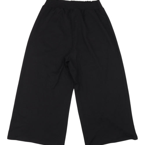 River Island Black Wide-Leg Trousers, Women's Size 12