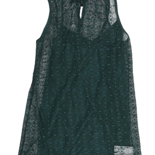 New Look Women's Green Sleeveless Dress UK 14