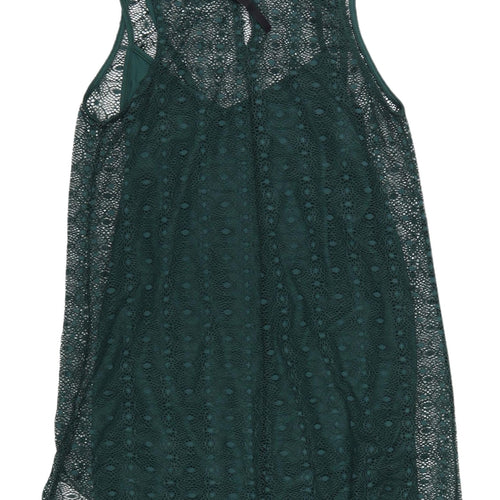 New Look Women's Green Sleeveless Dress UK 14