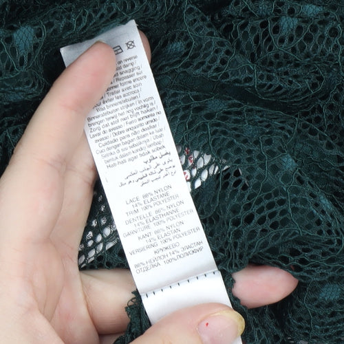 New Look Women's Green Sleeveless Dress UK 14