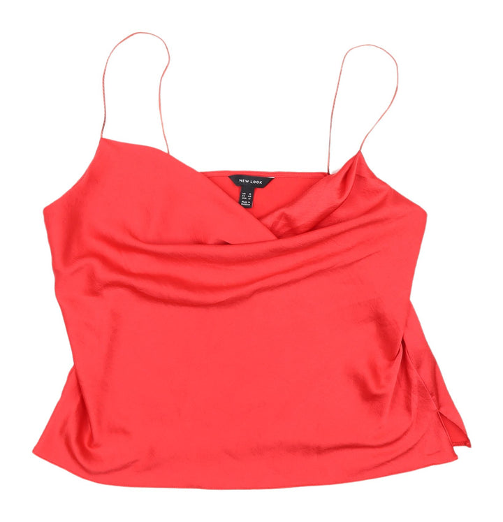 New Look Women's Red Camisole Tank Top Size 16