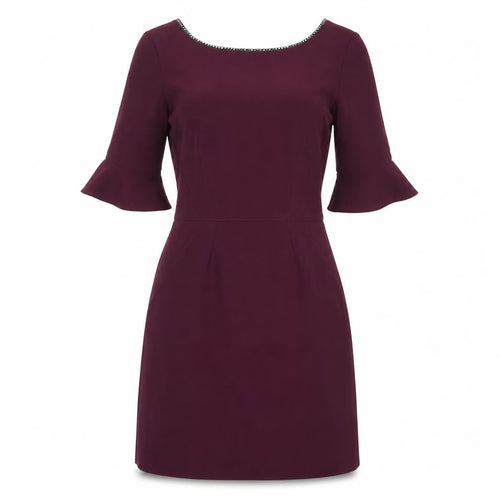 Oasis Women's Purple A-Line Knee Length Dress Size 10