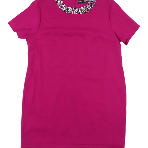 Dorothy Perkins Women’s Pink Beaded Dress Size 14