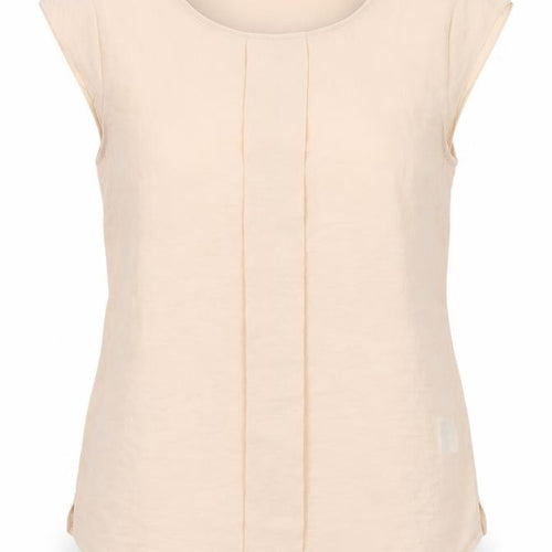 H&M Beige Sleeveless Blouse - Size 12, Casual Wear