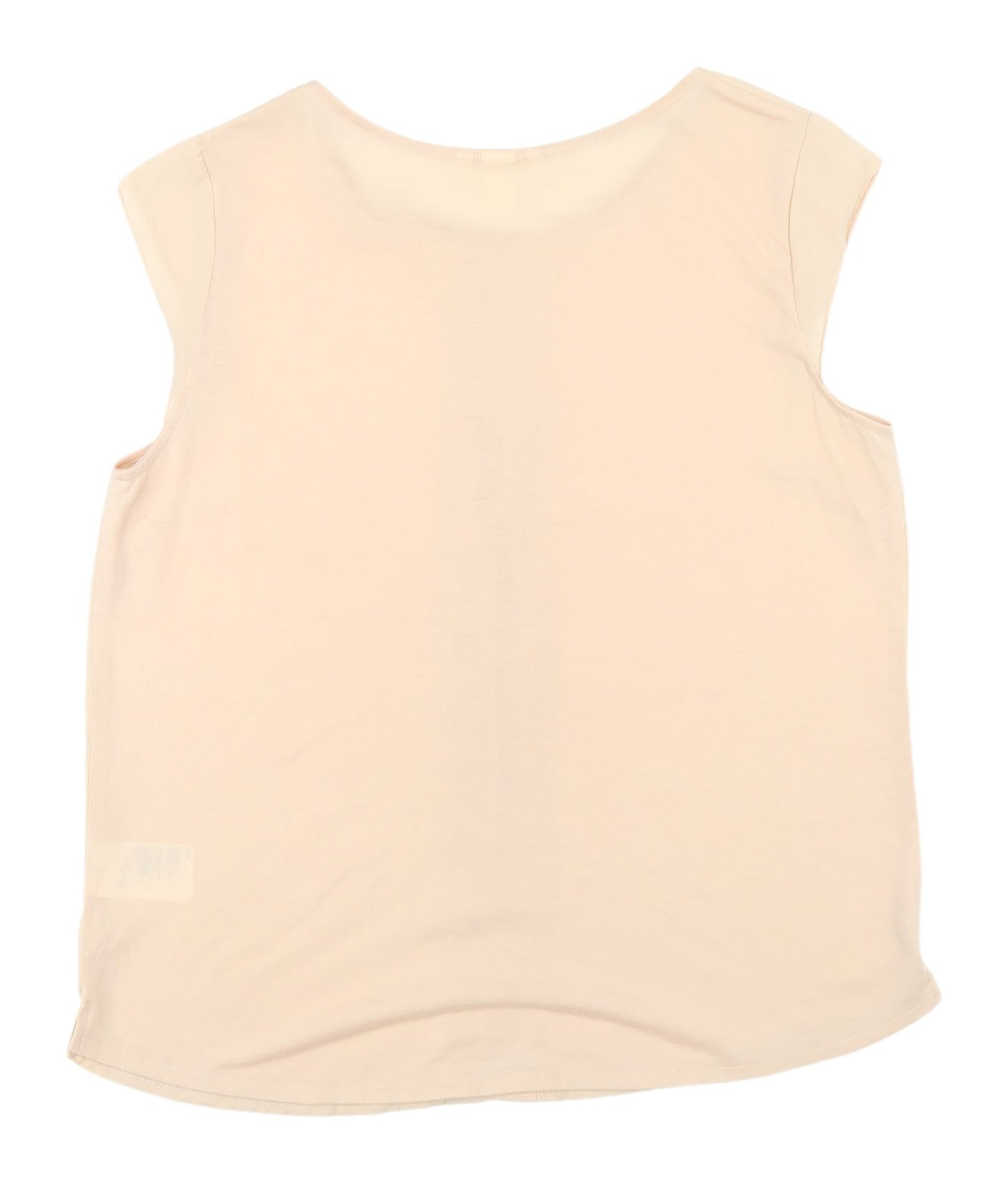 H&M Beige Sleeveless Blouse - Size 12, Casual Wear