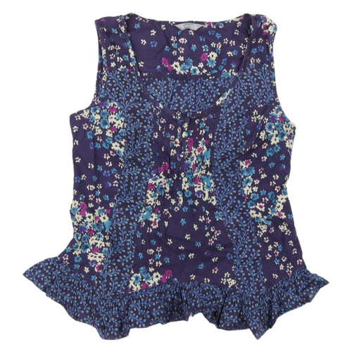 Per Una Women's Floral Blouse, Size 8, Multicoloured, Tunic
