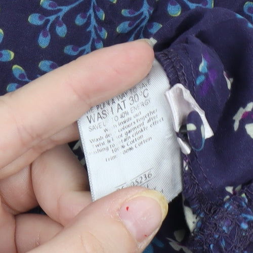 Per Una Women's Floral Blouse, Size 8, Multicoloured, Tunic