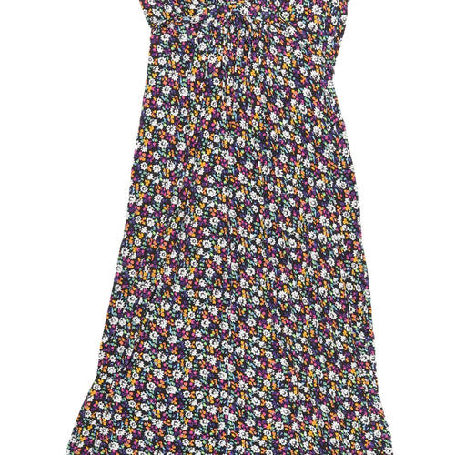French Connection Women's Multicoloured Floral Dress Size 12